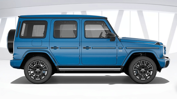 Mercedes G 580 side profile